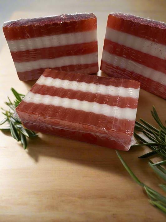 Candy Cane Soap